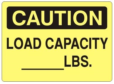 Capacity Sign