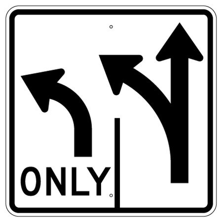 pa two way traffic sign