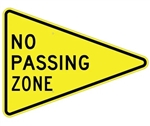 no passing zone sign tempe az