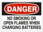 Forklift & Battery Charging Safety Signs