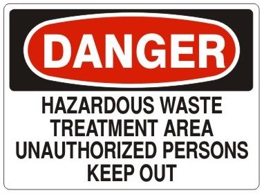 hazardous waste treatment process