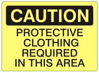 Wear protective clothing sign - Signs 2 Safety