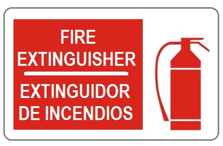 fire extinguisher poster spanish