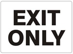 EXIT - Arrow Right Sign