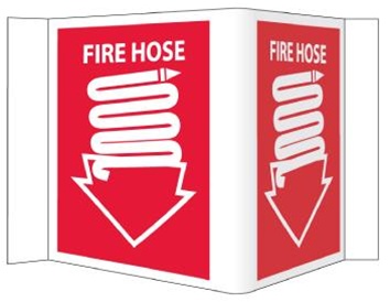 Fire Hose Reel Projecting 3D Signs