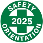 Safety Orientation 2025 - Hard Hat Labels are constructed from Durable, Pressure Sensitive Vinyl or Engineer Grade Reflective for maximum day or nighttime visibility.