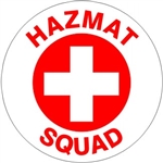 Hazmat Squad - Hard Hat Labels are constructed from Durable, Pressure Sensitive Vinyl or Engineer Grade Reflective for maximum day or nighttime visibility.