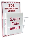 SDS Compliance Information Center With Rack & Binder - 20" X 15" Aluminum Construction SDS Compliance Information Center With Rack & Binder - 20" X 15" Aluminum Construction