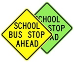 SCHOOL ZONE SPEED LIMIT 20 AHEAD Sign