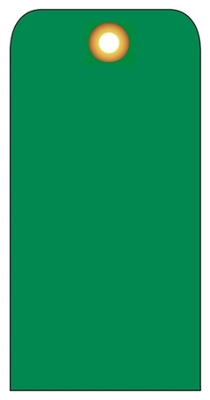 BLANK GREEN, Tags - 25/Pack - Safety Supply Warehouse