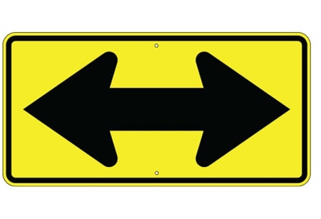 DOUBLE ARROW, Traffic Sign